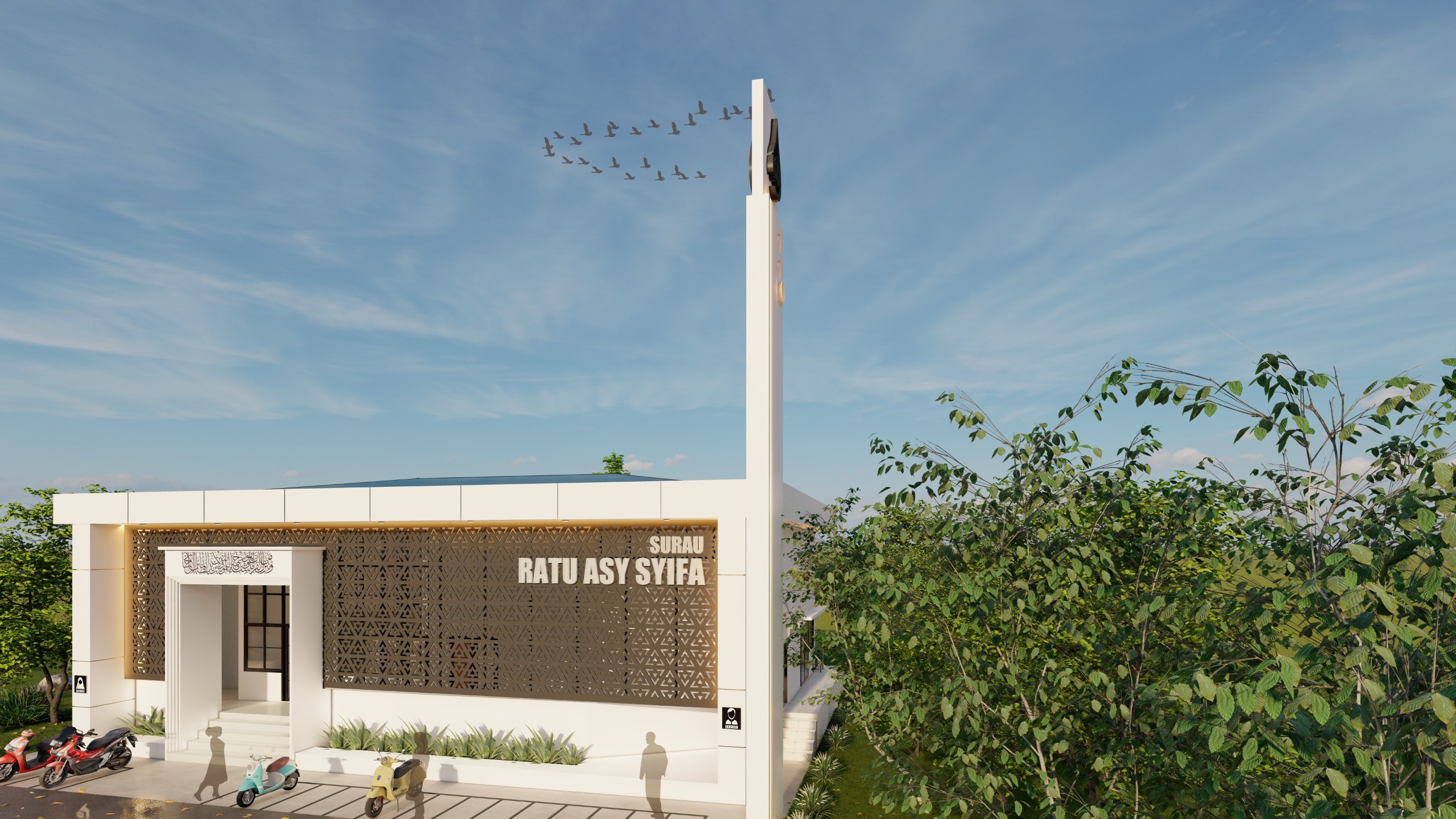 Bangunan Masjid Ratu Asy Syifa