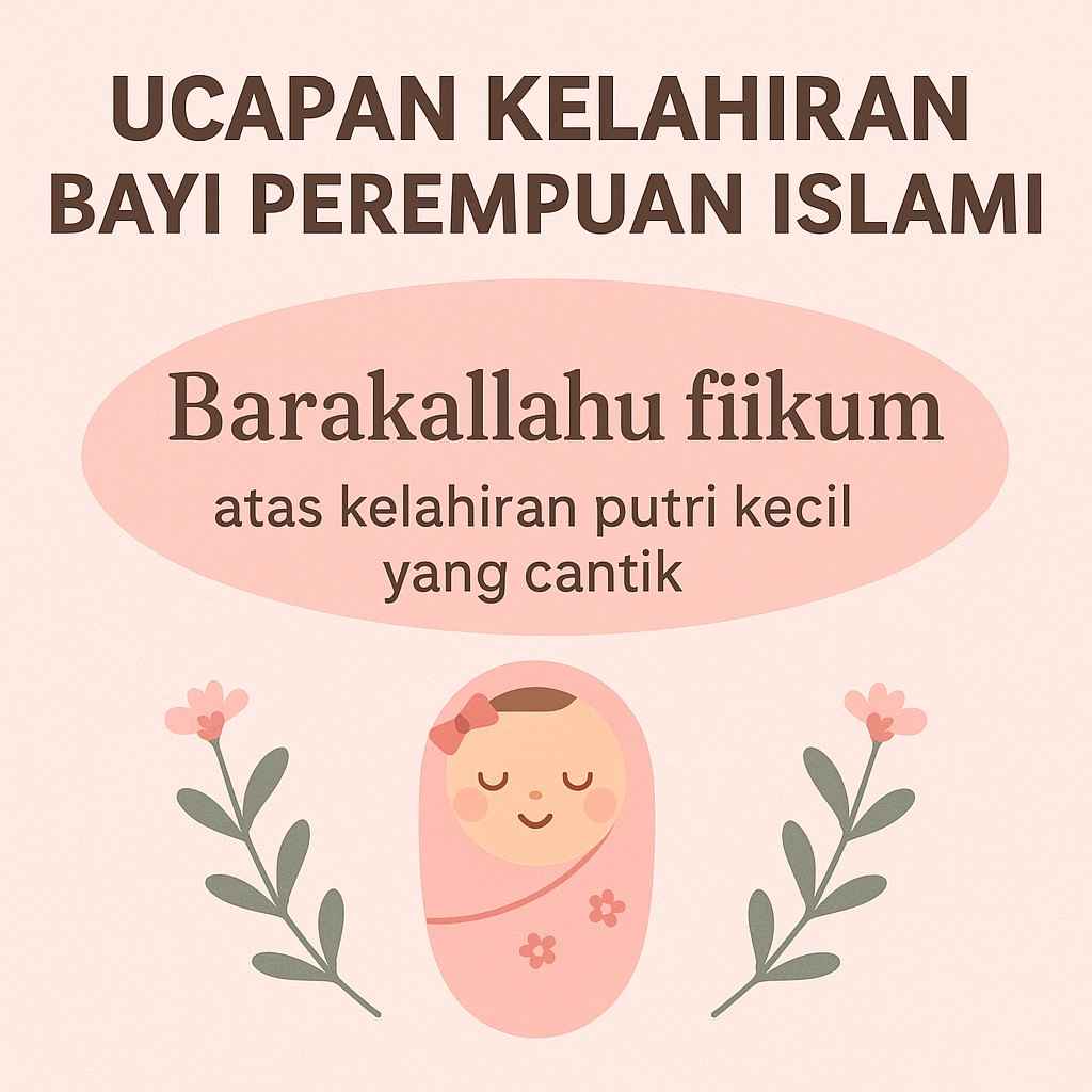 Ucapan Kelahiran Bayi Perempuan Islami: Doa dan Harapan Penuh Berkah Ucapan Kelahiran Bayi Perempuan Islami: Doa dan Harapan Penuh Berkah